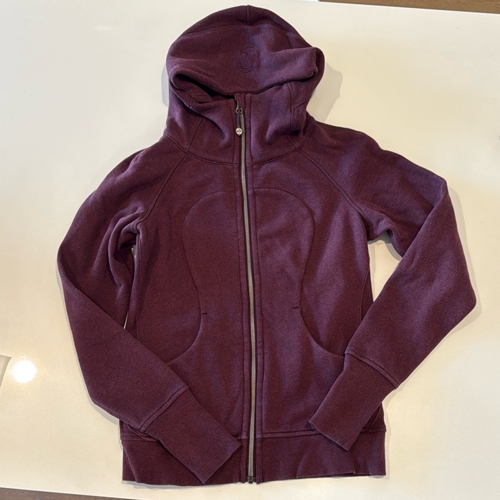Lululemon Athletica Purple Scuba Hoodie Sweatshirt